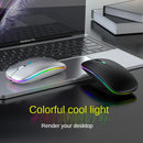 Mouse Wirelesss Bluetooth 2 In 1 Wireless Dual Mode Optical Mouse 2.4G Mouse Ergonomic Portable Rechargeable Mice For laptop
