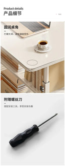 Elevating and Moving Bedside Table, Computer, Home Bedroom Desk, Dormitory Desk, Lazy Person, Easy Student Writing Desk
