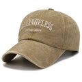 Fashion Casual Baseball Cap for Women Men Cotton Soft Top Hats Unisex Los Angeles Embroidery Snapback Hat Hiking Sunscreen Caps