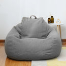 Lazy Seat Chair Sofa Cover Large Bean Bag Couch Soft Fluffy Breathable Adult Child Tatami Living Room Decorative without Filler