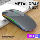 Mouse Wirelesss Bluetooth 2 In 1 Wireless Dual Mode Optical Mouse 2.4G Mouse Ergonomic Portable Rechargeable Mice For laptop
