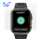 Microwear Ultra Ai3 Smartwatch 5G 180° Rotating Camera Google Play GPS WIFI 2.2inch Amoled HD Display 4G Calling Smartwatch Men