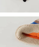 Cute Bear Baby Beanies Hat New Autumn Winter Kid Girl Boy Frog Rainbow Caps Warm Knitted Hats Skullies Toddler Cap Korean Style