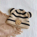 Cute Bear Baby Beanies Hat New Autumn Winter Kid Girl Boy Frog Rainbow Caps Warm Knitted Hats Skullies Toddler Cap Korean Style