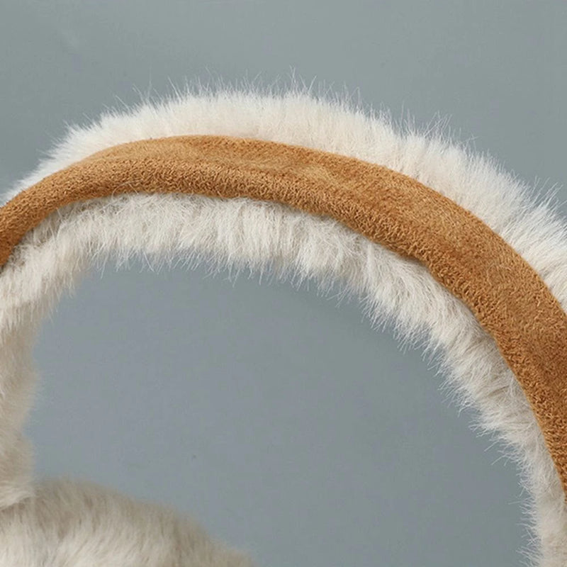 Fashion Plush Earmuffs Portable Foldable Ear Warmer High-quality Winter Warm Earflap Cold Protection Soft Outdoor Ear Cover