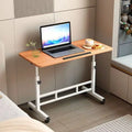 Folding Mobile Computer Simple Small Table with Roller Lifting Universal Wheel Desktop Bed Folding Table