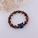 Matching Bracelets Couples Women Men Luminous Cute Cat Friendship Bracelete Black White Cat Head Bangles Glow In The Dark Gift