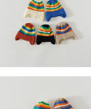 Cute Bear Baby Beanies Hat New Autumn Winter Kid Girl Boy Frog Rainbow Caps Warm Knitted Hats Skullies Toddler Cap Korean Style