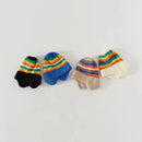 Cute Bear Baby Beanies Hat New Autumn Winter Kid Girl Boy Frog Rainbow Caps Warm Knitted Hats Skullies Toddler Cap Korean Style