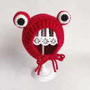 Cute Bear Baby Beanies Hat New Autumn Winter Kid Girl Boy Frog Rainbow Caps Warm Knitted Hats Skullies Toddler Cap Korean Style