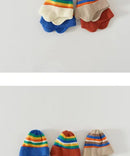 Cute Bear Baby Beanies Hat New Autumn Winter Kid Girl Boy Frog Rainbow Caps Warm Knitted Hats Skullies Toddler Cap Korean Style