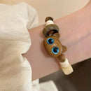 Matching Bracelets Couples Women Men Luminous Cute Cat Friendship Bracelete Black White Cat Head Bangles Glow In The Dark Gift