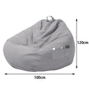 Lazy Seat Chair Sofa Cover Large Bean Bag Couch Soft Fluffy Breathable Adult Child Tatami Living Room Decorative without Filler