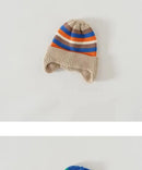 Cute Bear Baby Beanies Hat New Autumn Winter Kid Girl Boy Frog Rainbow Caps Warm Knitted Hats Skullies Toddler Cap Korean Style