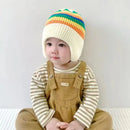Cute Bear Baby Beanies Hat New Autumn Winter Kid Girl Boy Frog Rainbow Caps Warm Knitted Hats Skullies Toddler Cap Korean Style
