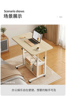 Elevating and Moving Bedside Table, Computer, Home Bedroom Desk, Dormitory Desk, Lazy Person, Easy Student Writing Desk