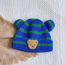 Cute Bear Baby Beanies Hat New Autumn Winter Kid Girl Boy Frog Rainbow Caps Warm Knitted Hats Skullies Toddler Cap Korean Style