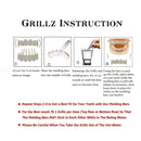 2024 New Gold-Plated Hip Hop Bracelet with Golden Teeth Grills - Perfect Halloween Accessory for Men & Women!