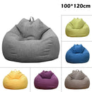 Lazy Sofas Cover Chairs Without Filler Adults Bean Bag Chair Couch Living Room Bedroom Home Tatami Lounger Seat