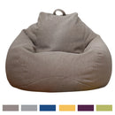 Lazy Sofas Cover Chairs Without Filler Adults Bean Bag Chair Couch Living Room Bedroom Home Tatami Lounger Seat