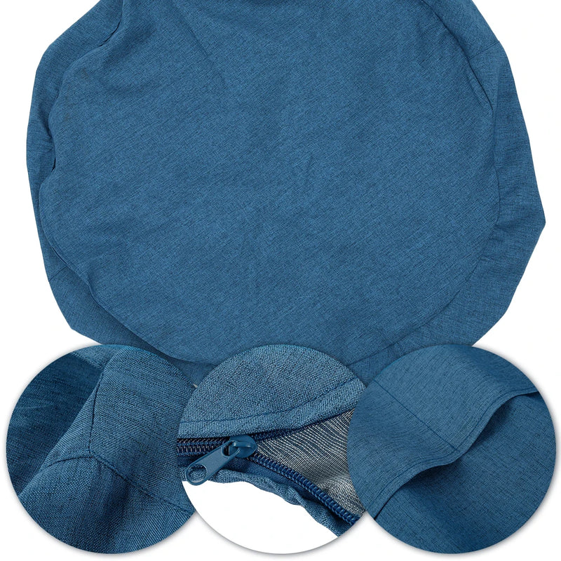 Lazy Seat Chair Sofa Cover Large Bean Bag Couch Soft Fluffy Breathable Adult Child Tatami Living Room Decorative without Filler