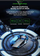 W2 USB Wired Gaming Mouse with Glowing Gamer Mechanical Metal Style Mice Suitable for PC Desktop Laptops Tablet Game Office