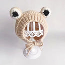 Cute Bear Baby Beanies Hat New Autumn Winter Kid Girl Boy Frog Rainbow Caps Warm Knitted Hats Skullies Toddler Cap Korean Style
