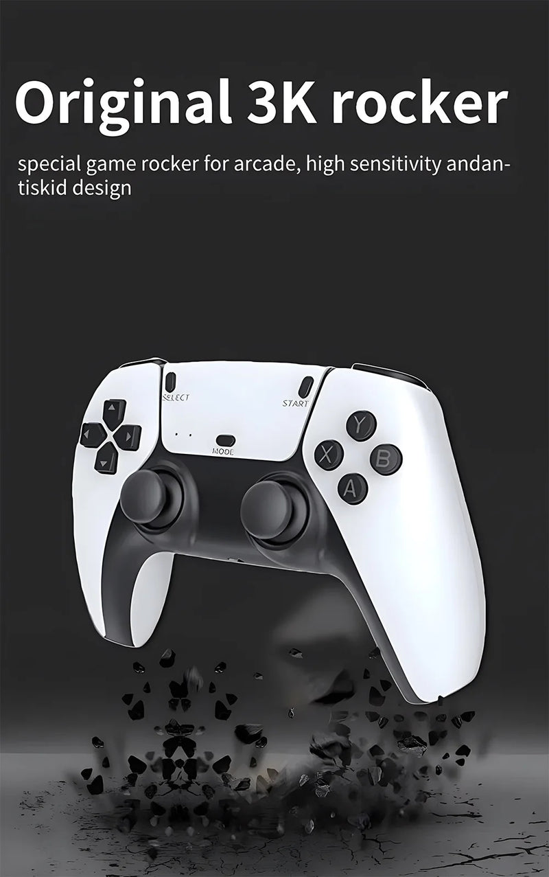 M15 Retro video game consoles 4K Game Stick - Wireless Hdmi 20000+ Classic Portable Video Gaming Player with 64Gb 128Gb Card