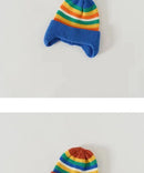 Cute Bear Baby Beanies Hat New Autumn Winter Kid Girl Boy Frog Rainbow Caps Warm Knitted Hats Skullies Toddler Cap Korean Style