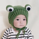Cute Bear Baby Beanies Hat New Autumn Winter Kid Girl Boy Frog Rainbow Caps Warm Knitted Hats Skullies Toddler Cap Korean Style