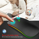 Mouse Wirelesss Bluetooth 2 In 1 Wireless Dual Mode Optical Mouse 2.4G Mouse Ergonomic Portable Rechargeable Mice For laptop