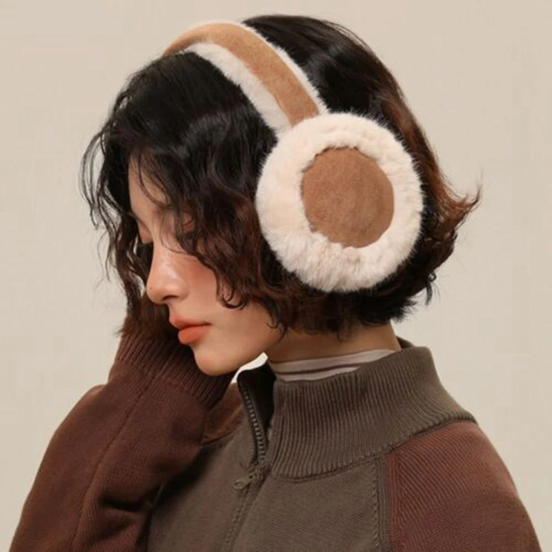 Fashion Plush Earmuffs Portable Foldable Ear Warmer High-quality Winter Warm Earflap Cold Protection Soft Outdoor Ear Cover